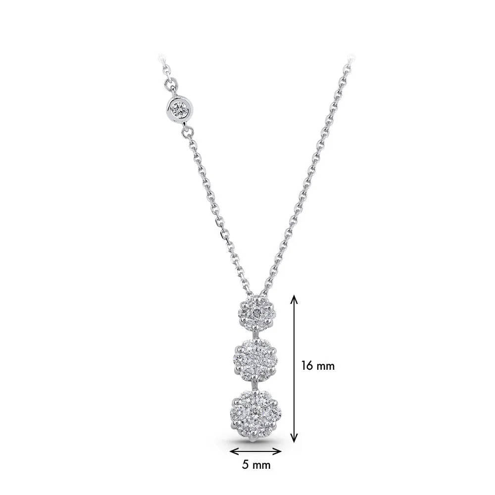Halo Diamond Necklace