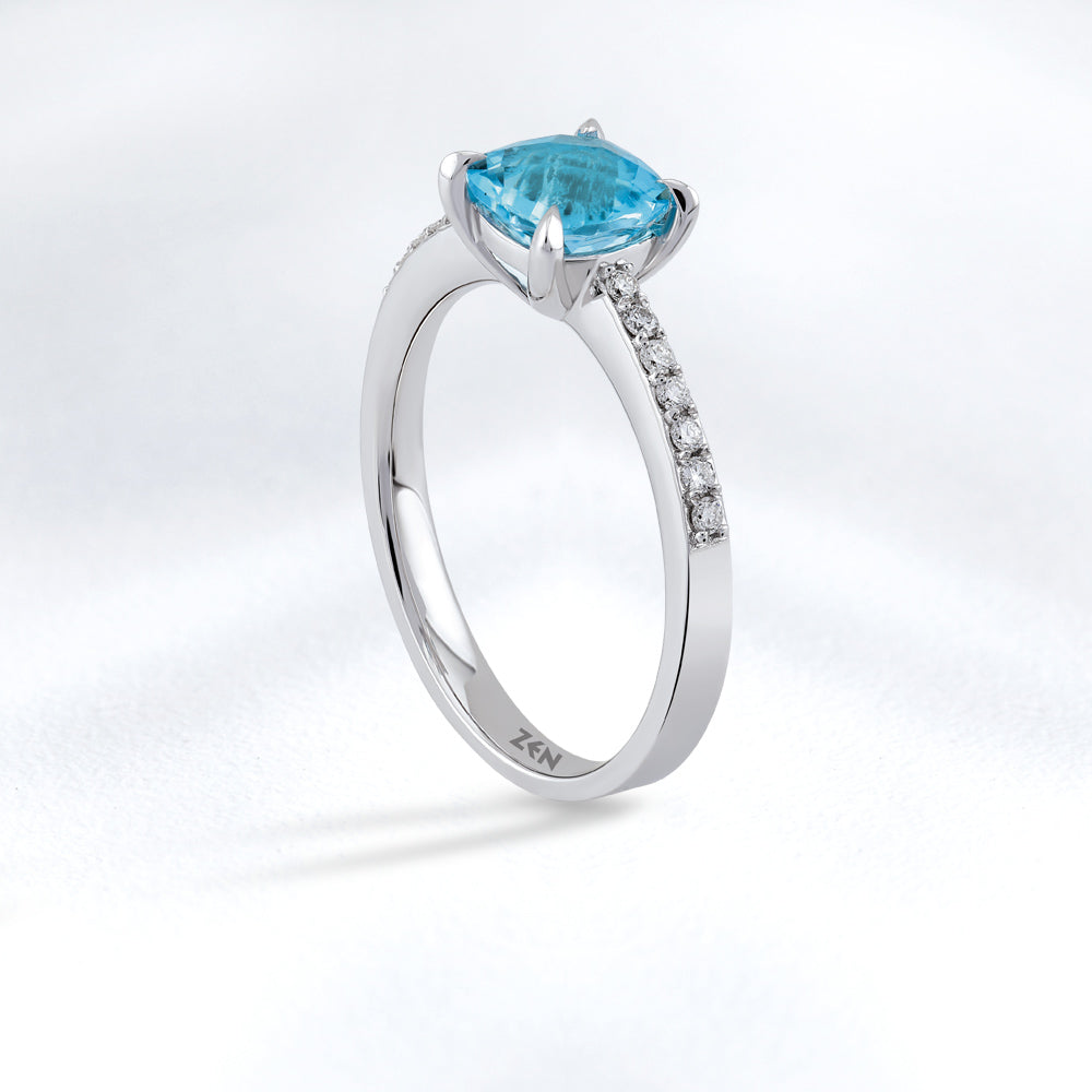 Blue Topaz Ring