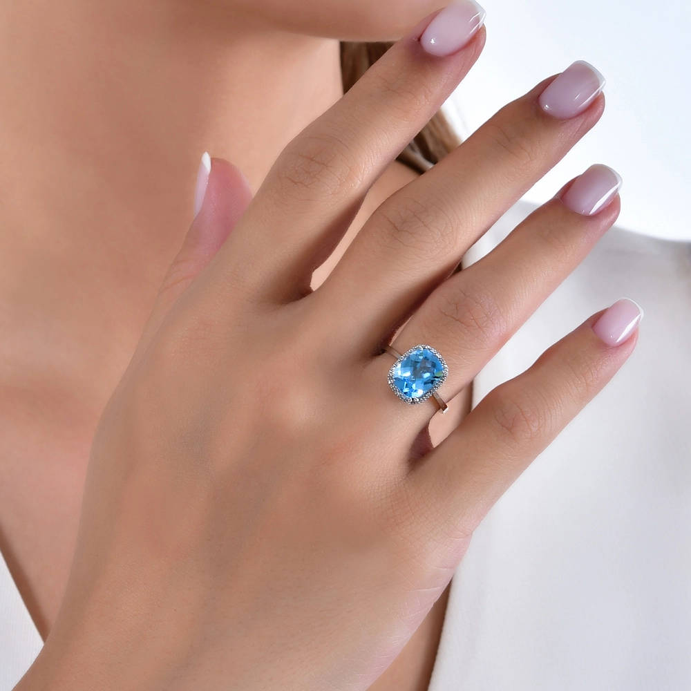 Blue Topaz Ring
