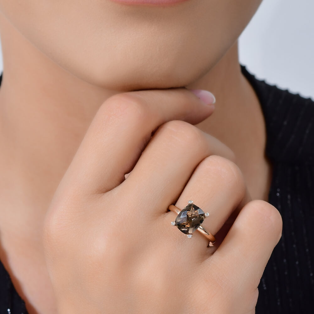 Smoky Quartz Ring