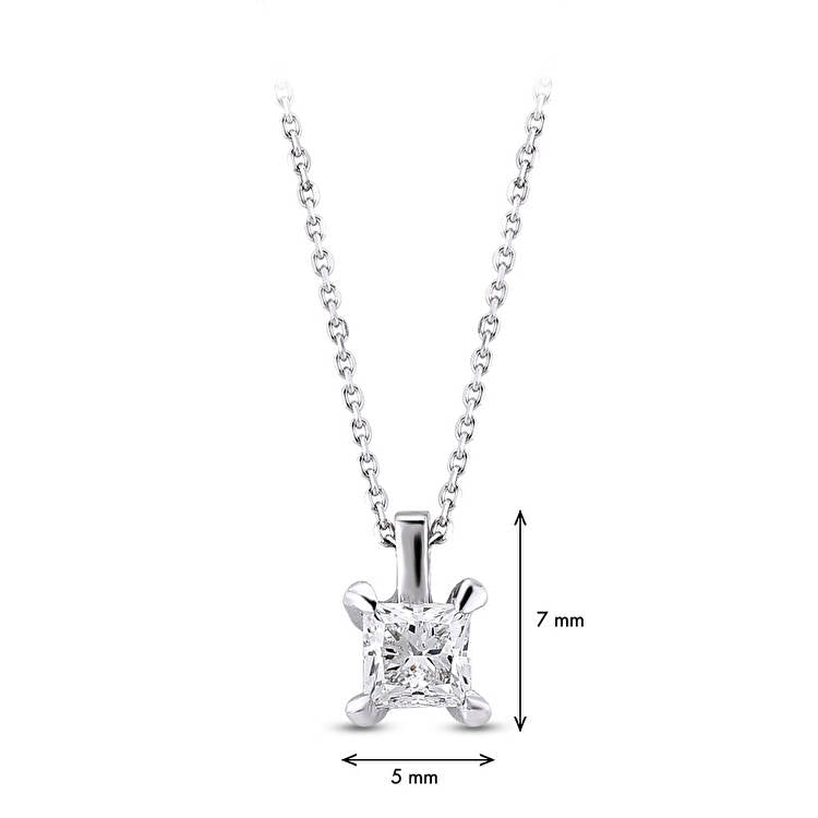 Solitaire Diamond Necklace