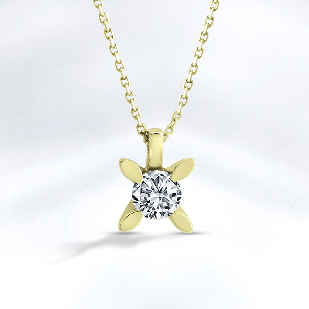 Solitaire Diamond Necklace