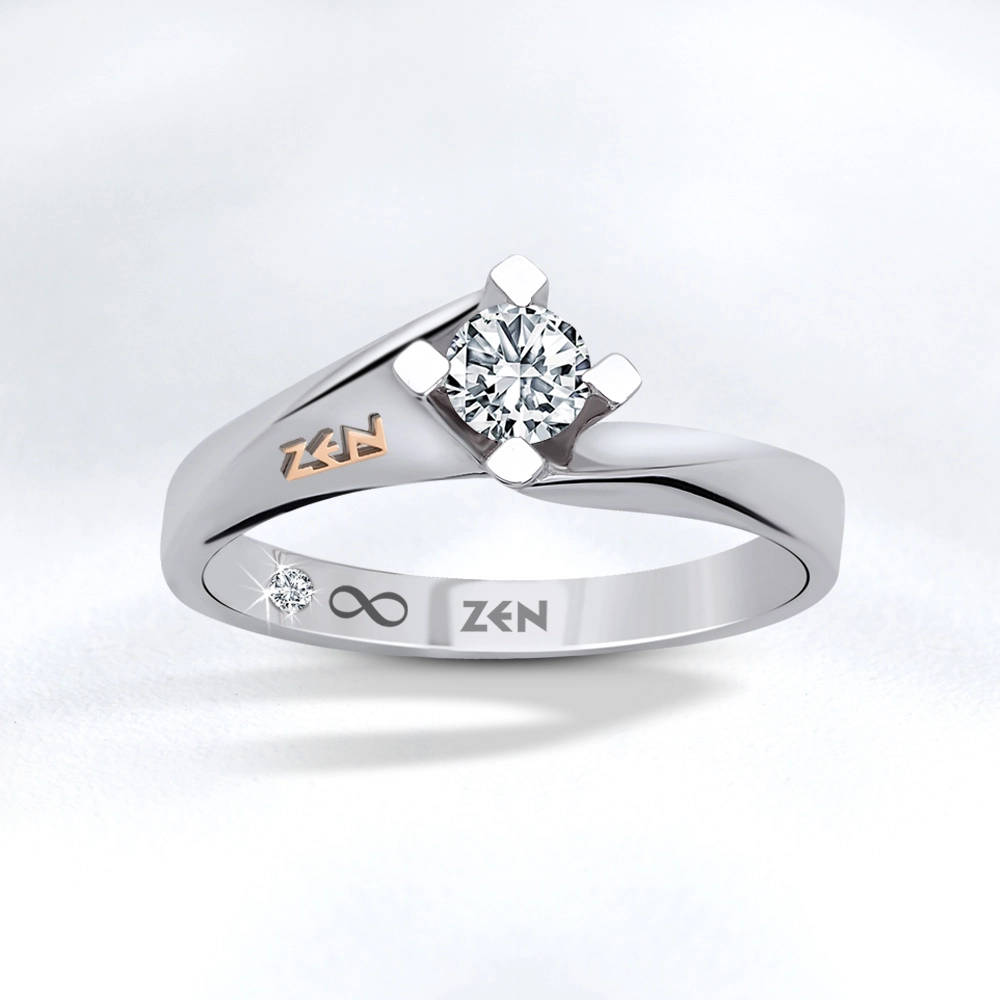 Solitaire Diamond Engagement Ring