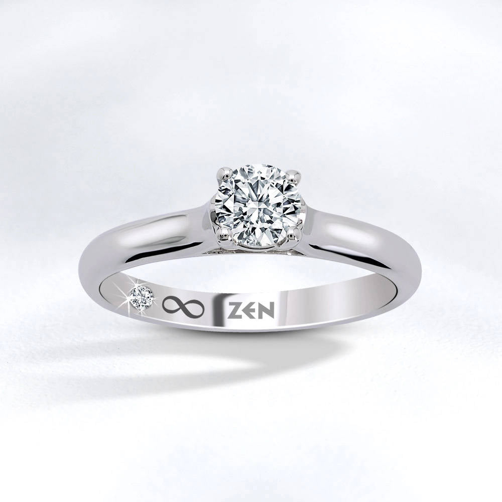 Solitaire Diamond Engagement Ring