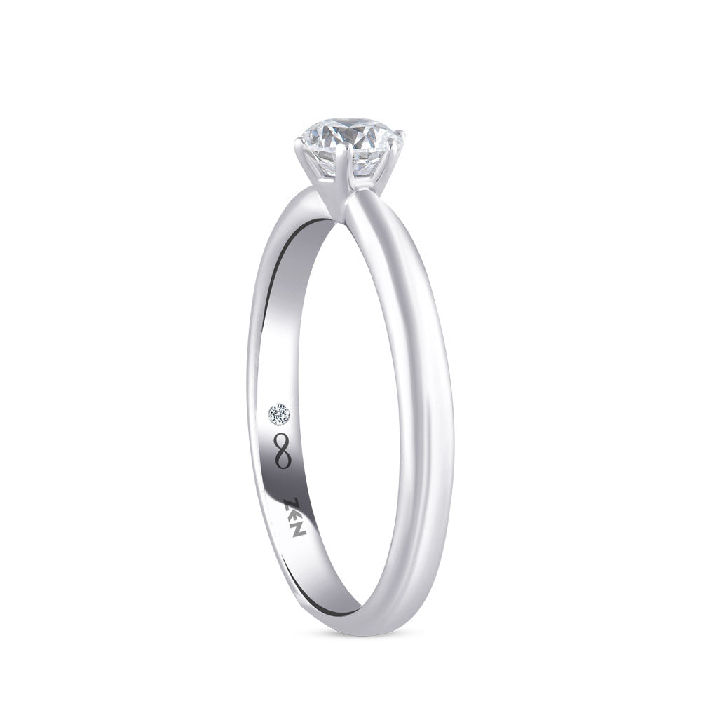 Solitaire Diamond Engagement Ring