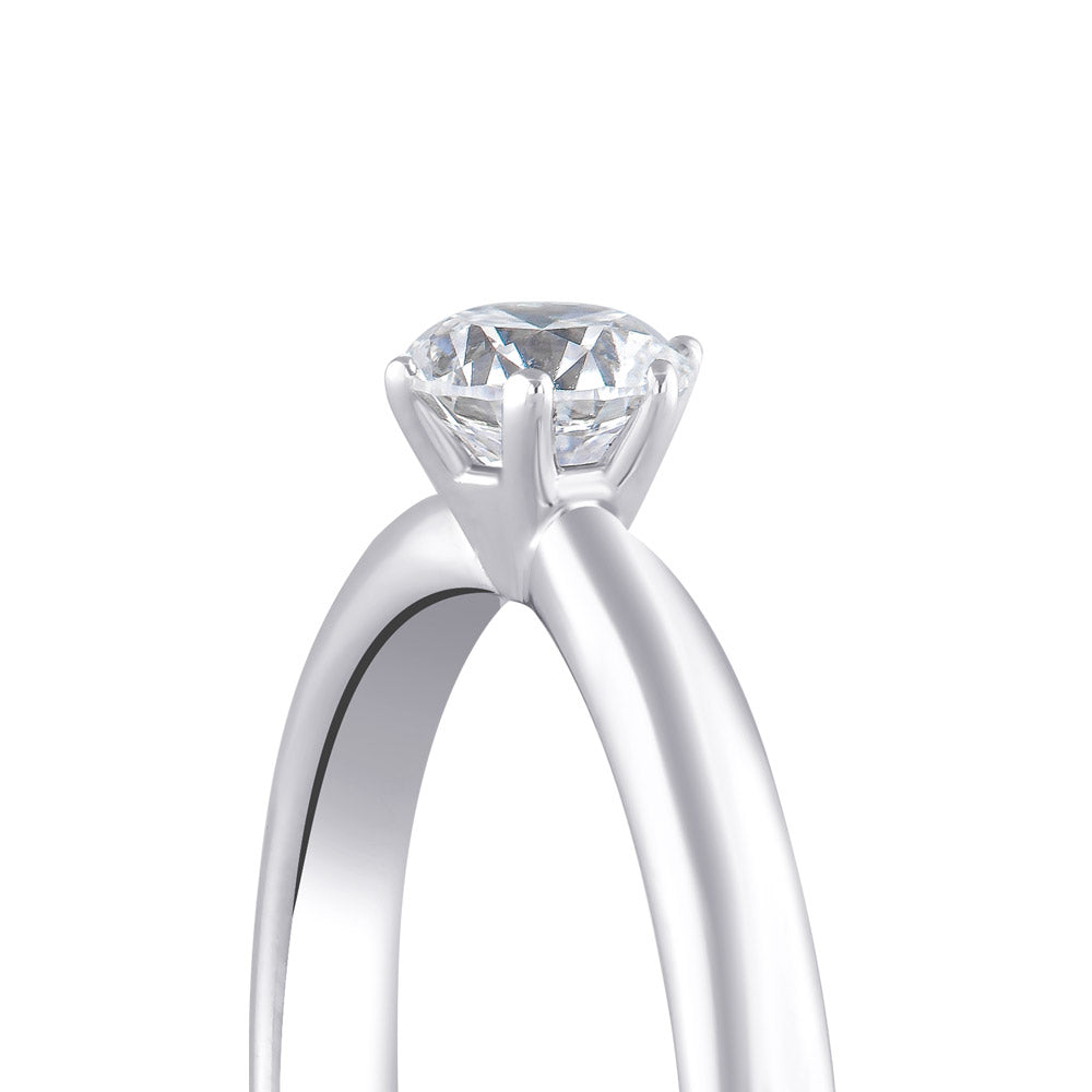 Solitaire Diamond Engagement Ring