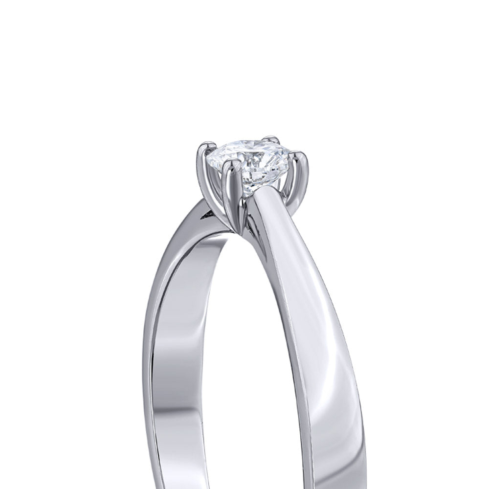 Solitaire Diamond Engagement Ring