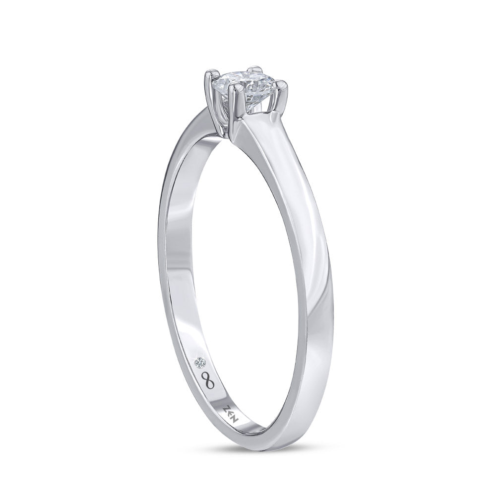 Solitaire Diamond Engagement Ring