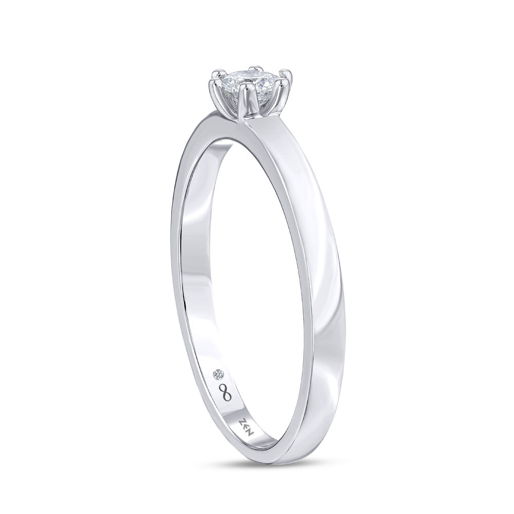 Solitaire Diamond Engagement Ring
