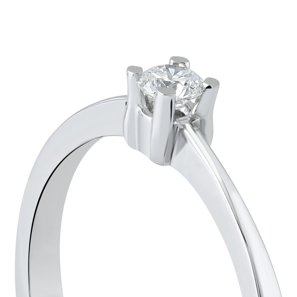Solitaire Diamond Engagement Ring