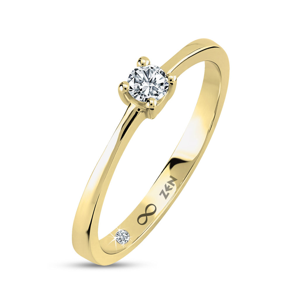Solitaire Diamond Engagement Ring