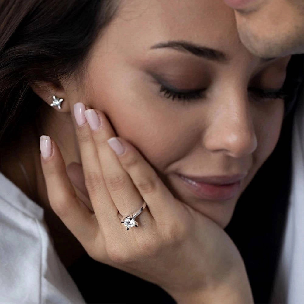 Solitaire Diamond Engagement Ring