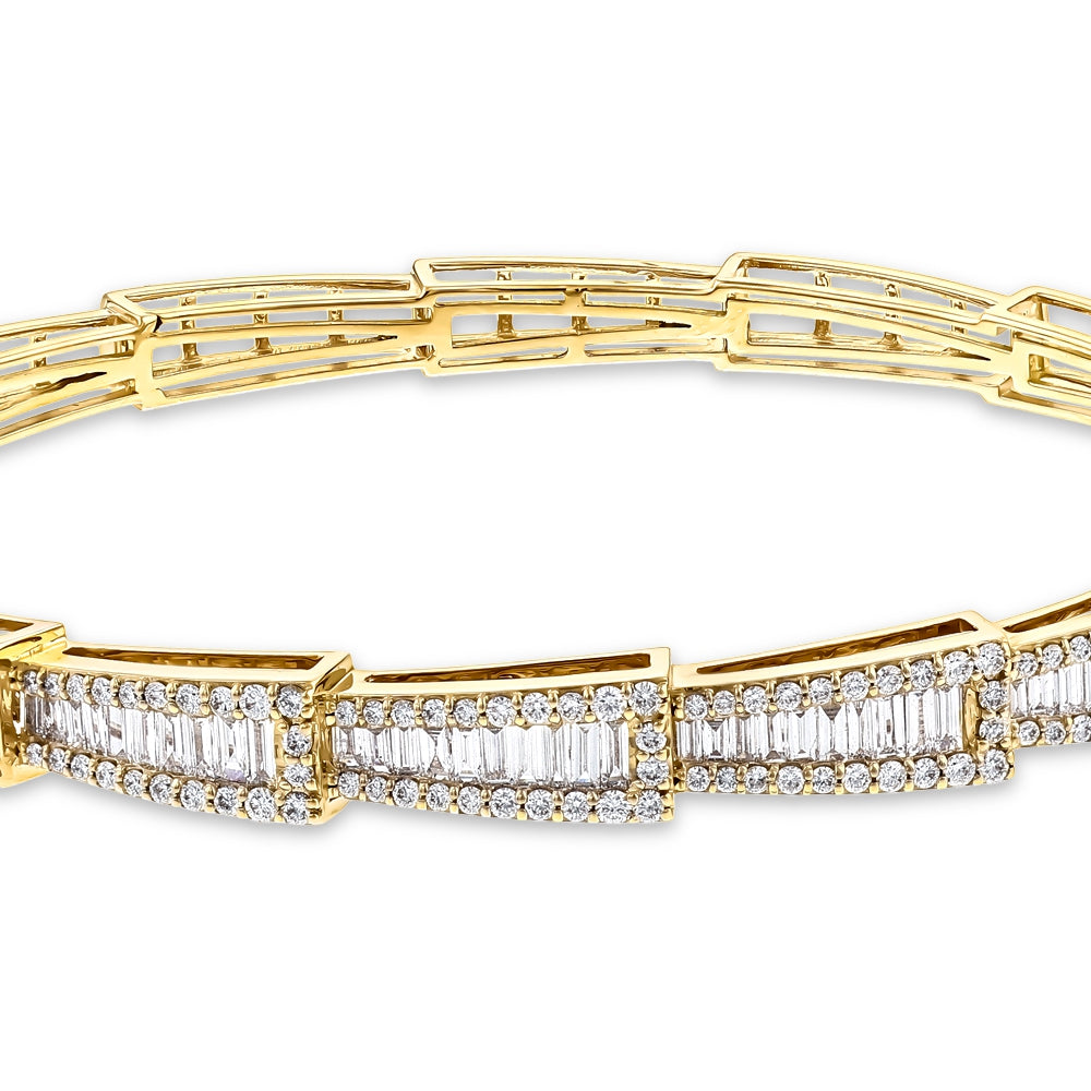 Baguette Diamond Bracelet