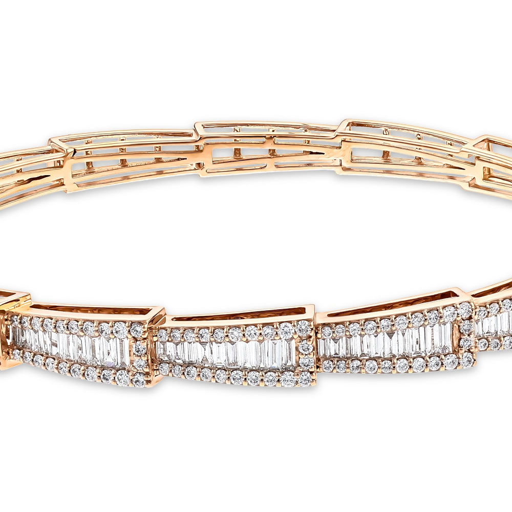 Baguette Diamond Bracelet