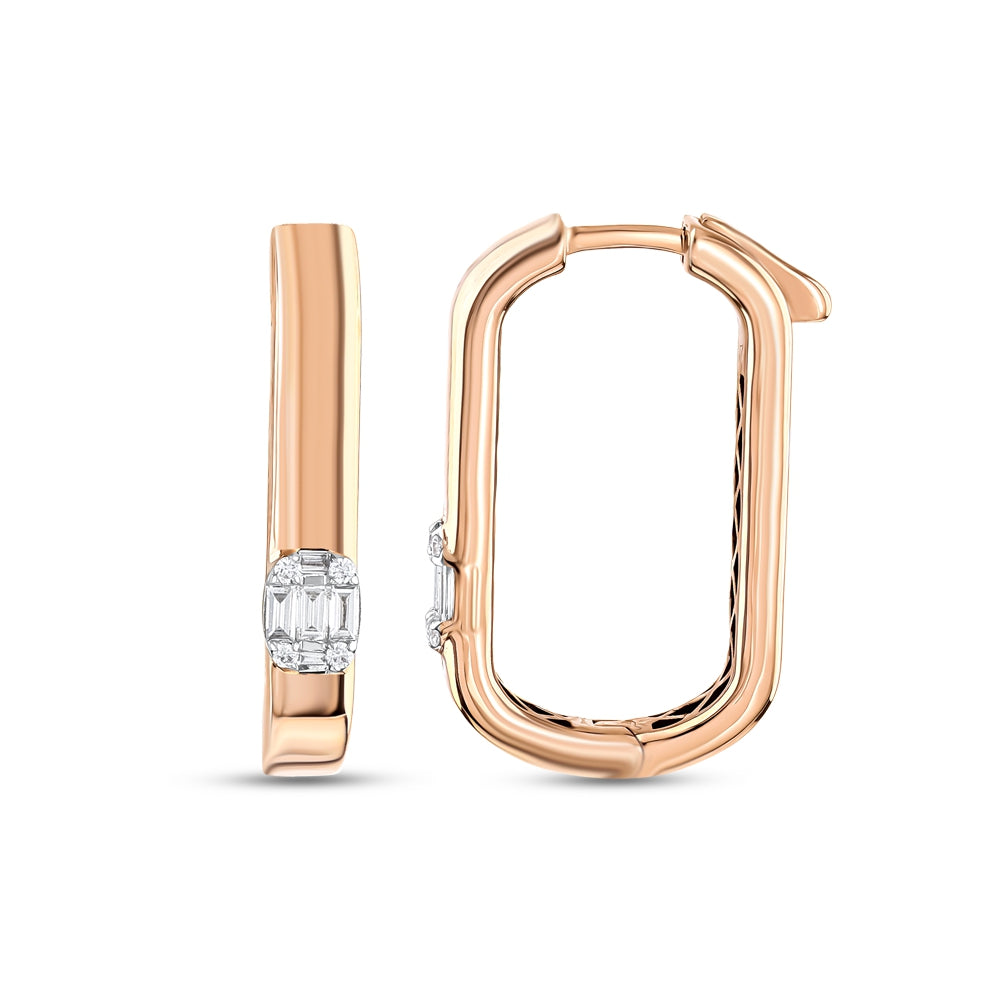 Baguette Diamond Earrings