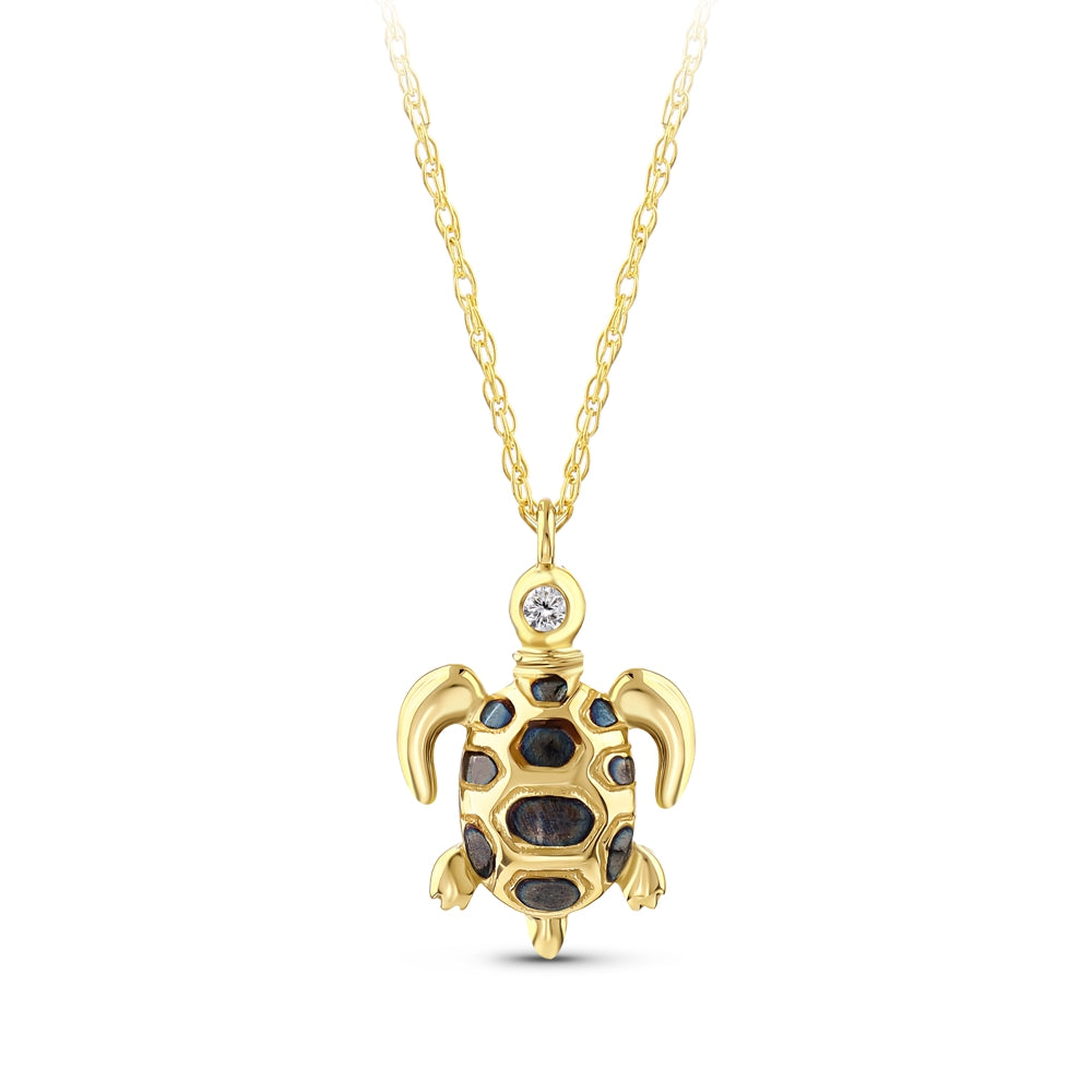 Turtle Diamond Necklace