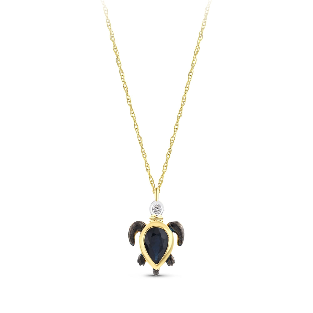 Turtle Diamond Necklace