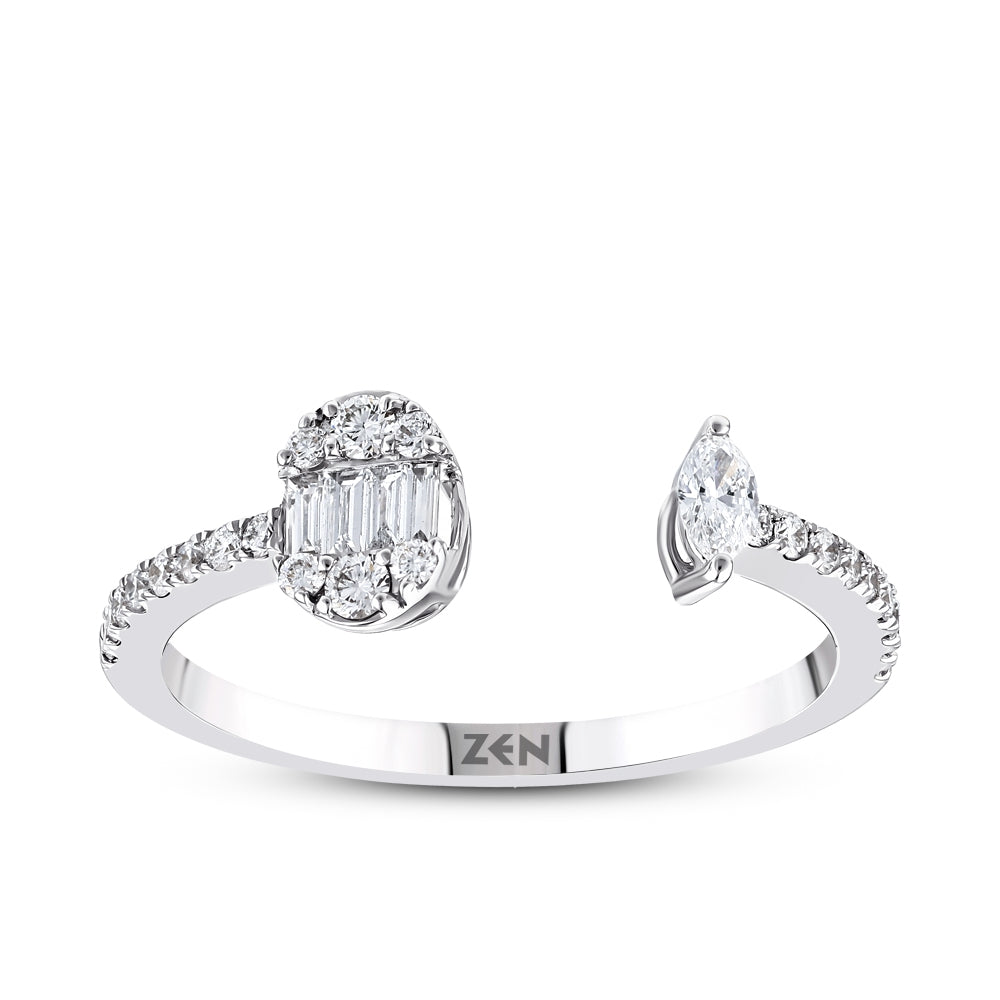 Open Diamond Ring