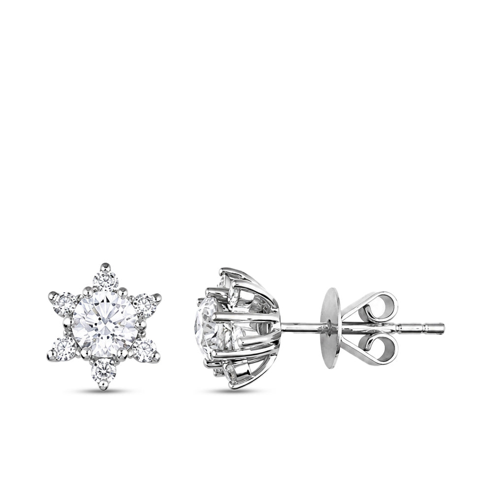 Diamond Design Earrings