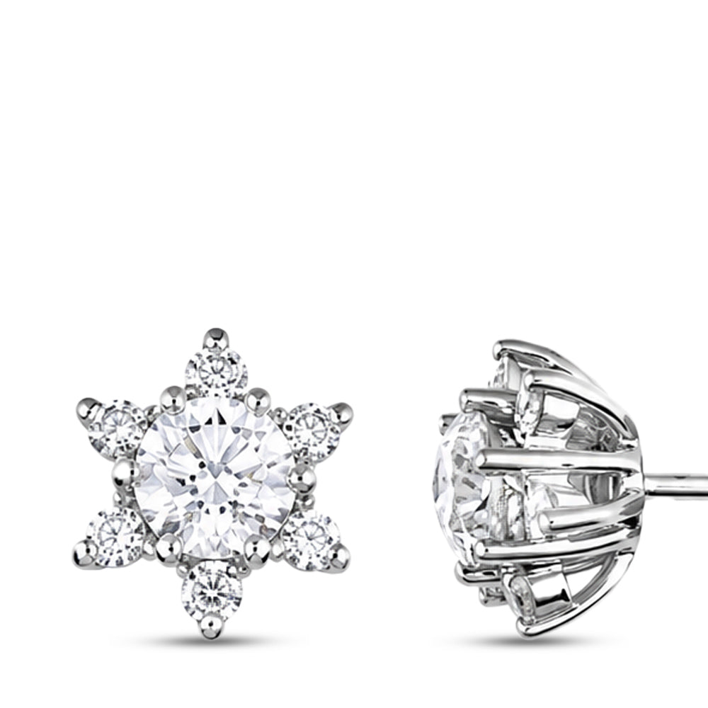 Diamond Design Earrings