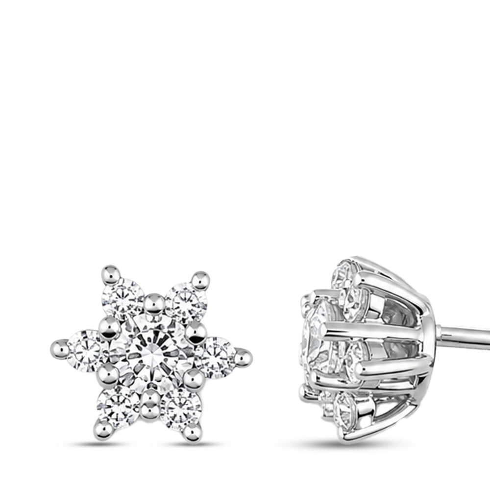 Diamond Design Earrings