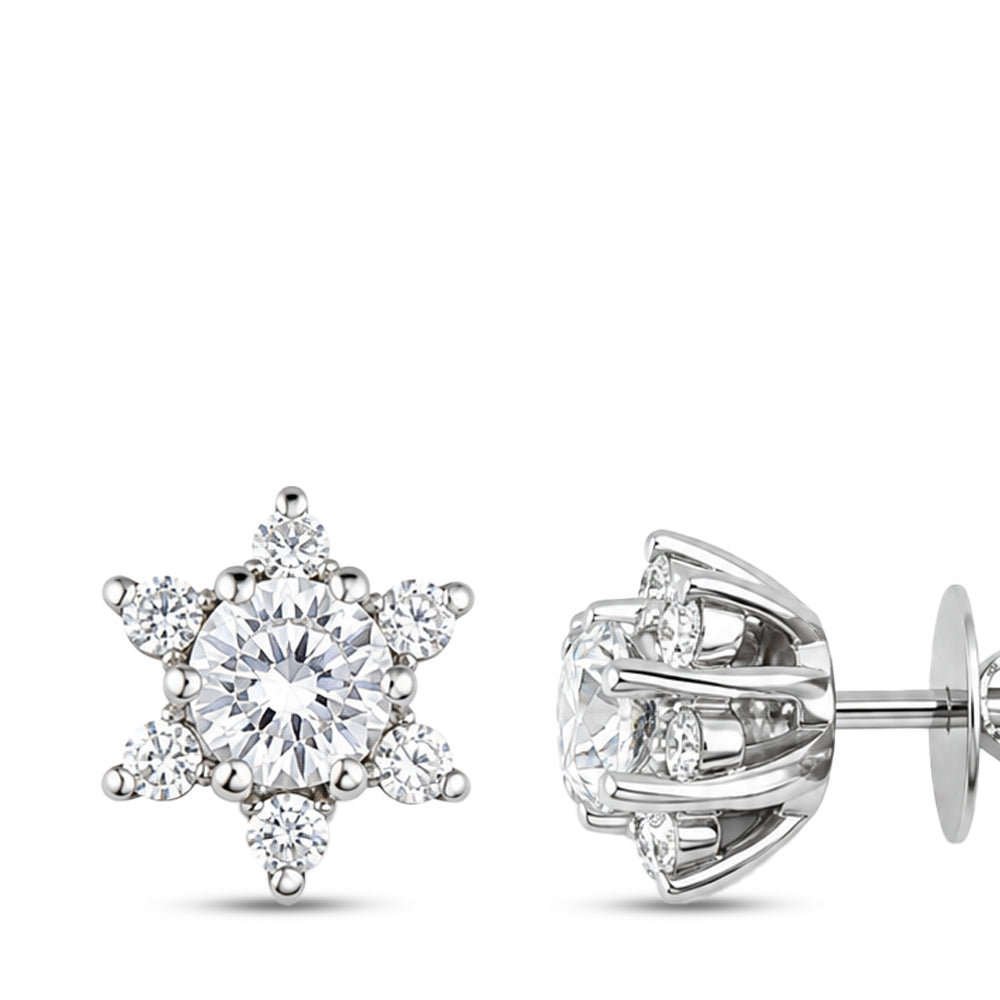 Diamond Design Earrings