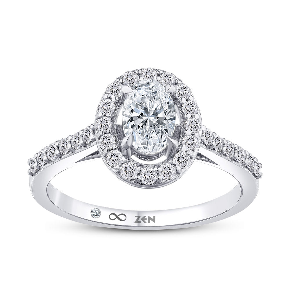 Oval Diamond Ring