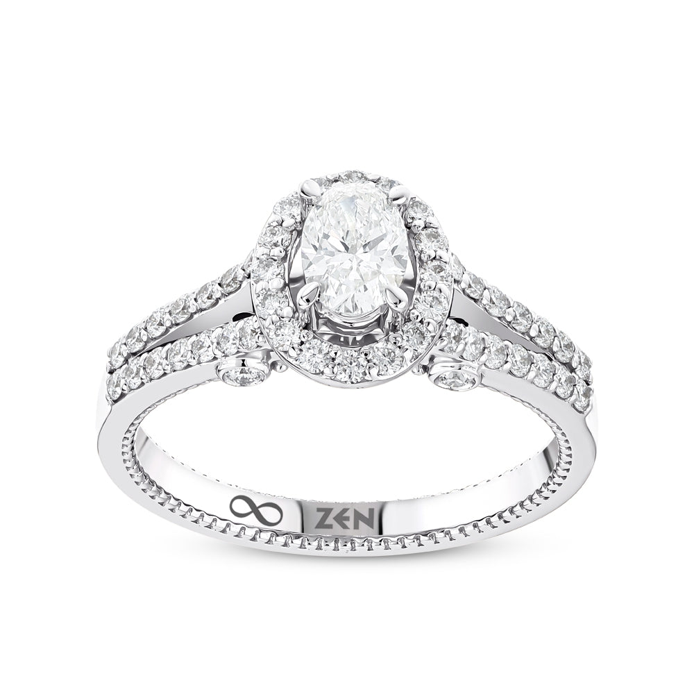 Oval Diamond Ring