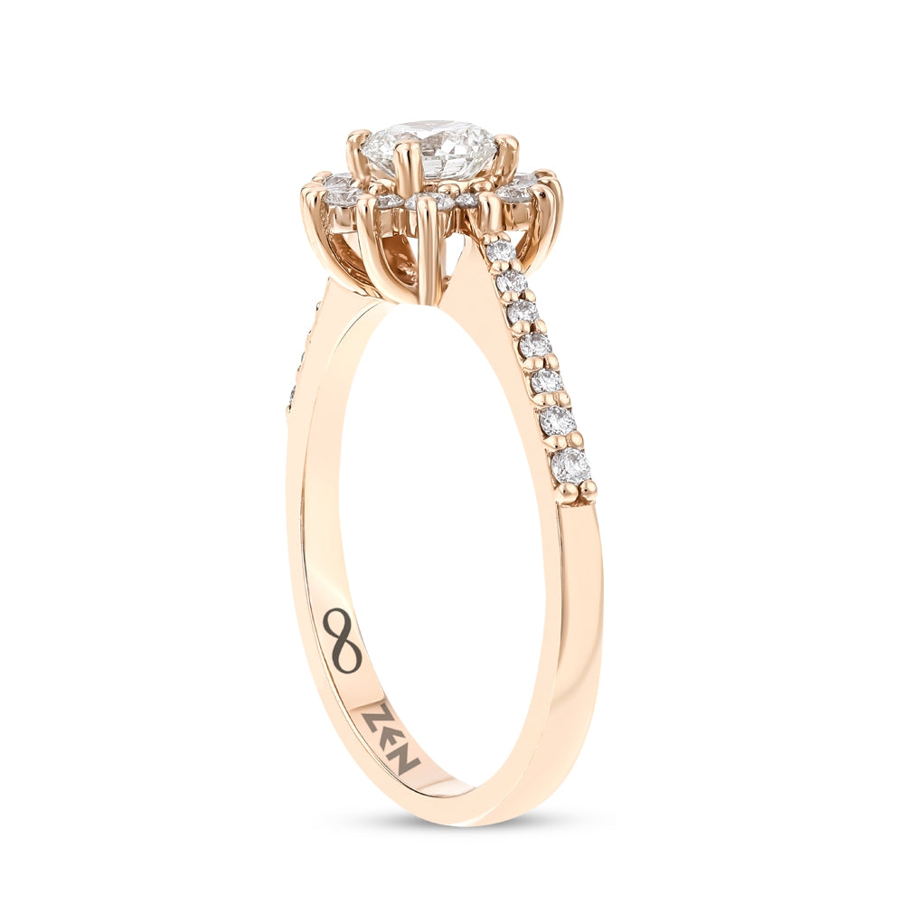 Modern Diamond Engagement Ring