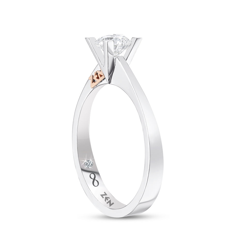Solitaire Diamond Engagement Ring