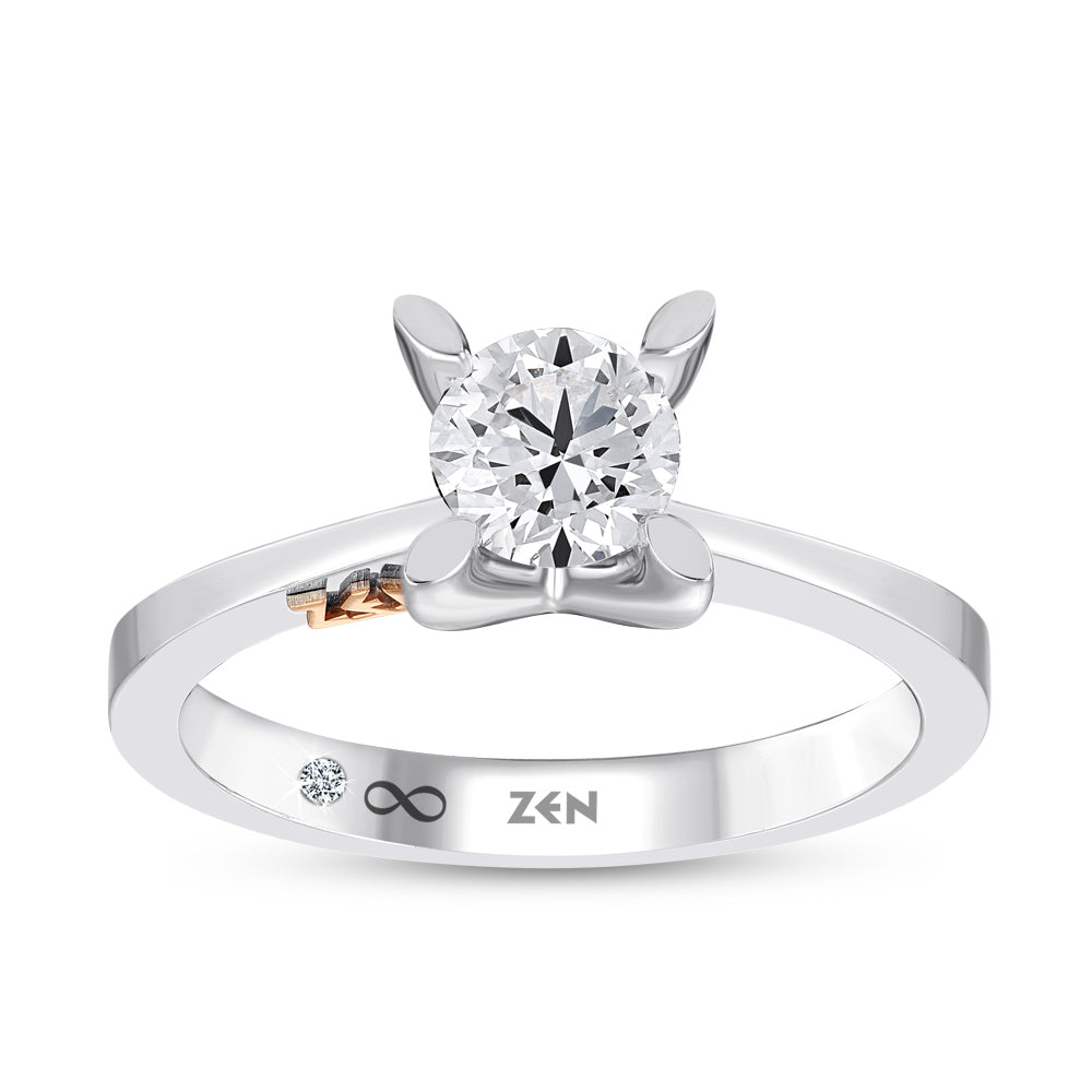 Solitaire Diamond Engagement Ring