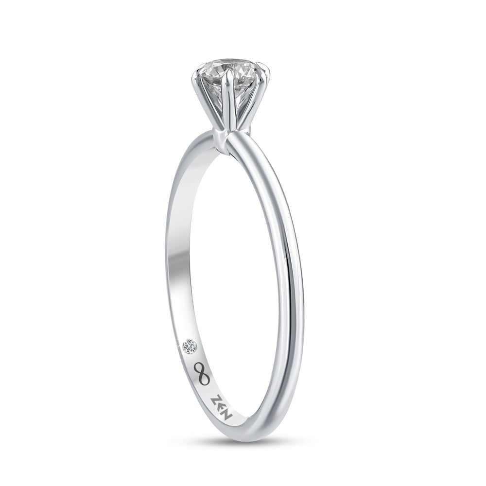Diamond Solitaire Engagement Ring