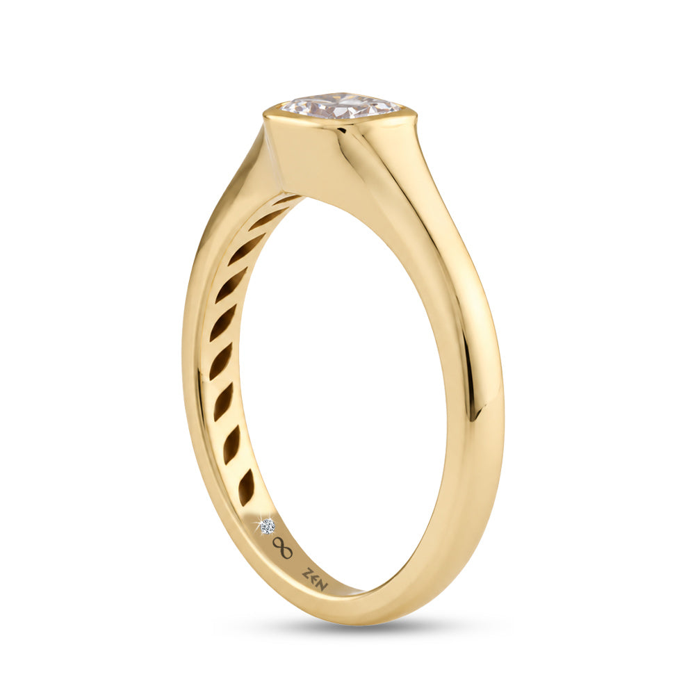 Oval Diamond Engagement Ring