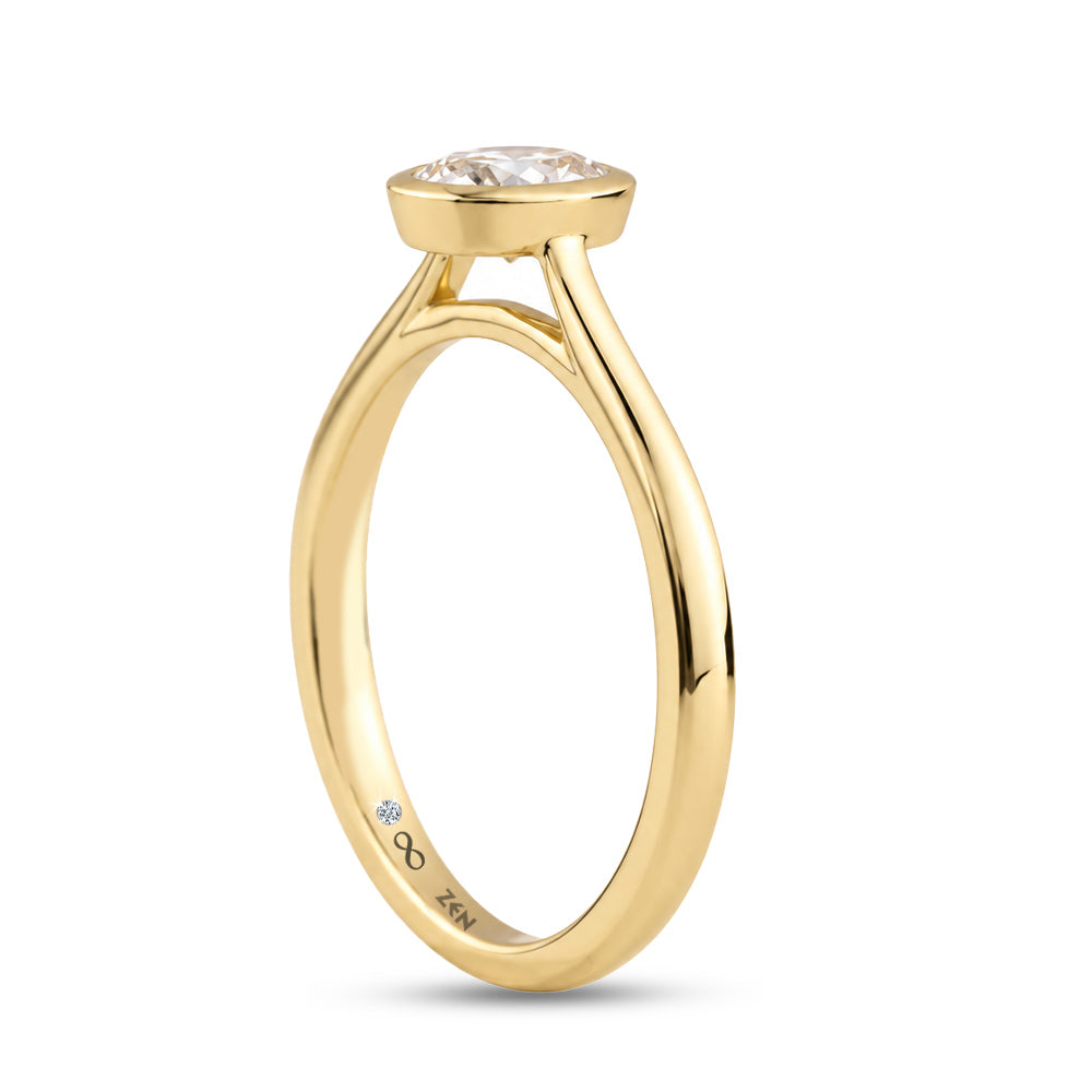Oval Diamond Engagement Ring