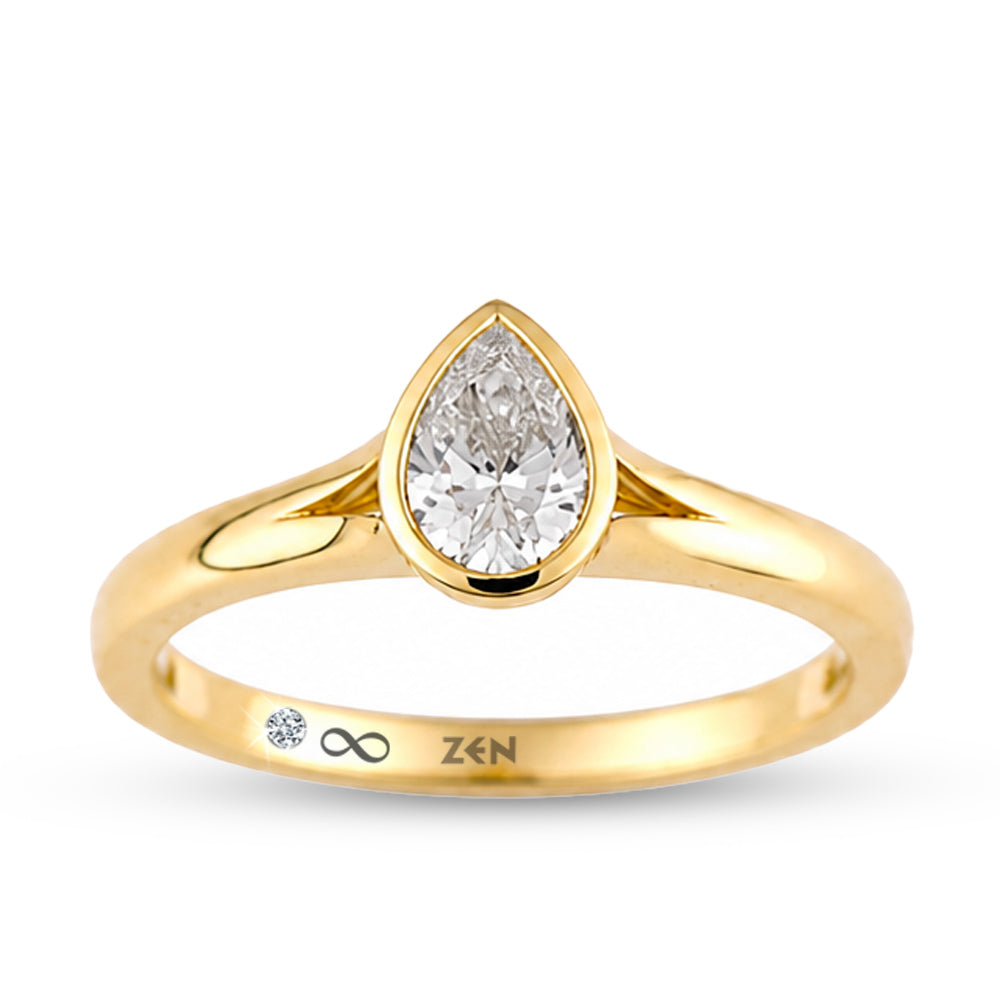 Solitaire Diamond Engagement Ring