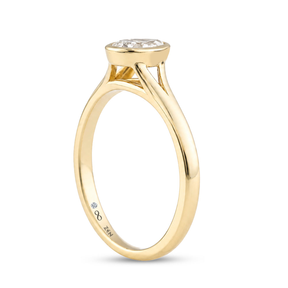 Solitaire Diamond Engagement Ring