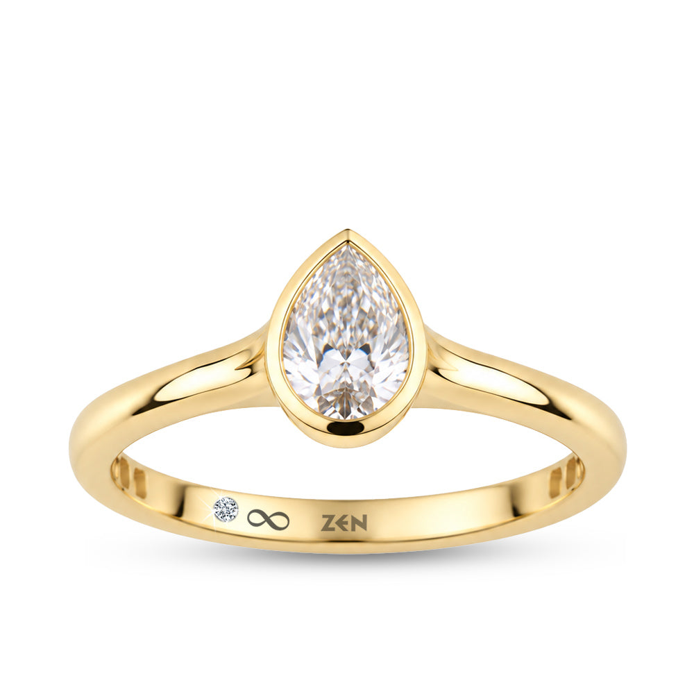 Solitaire Diamond Engagement Ring