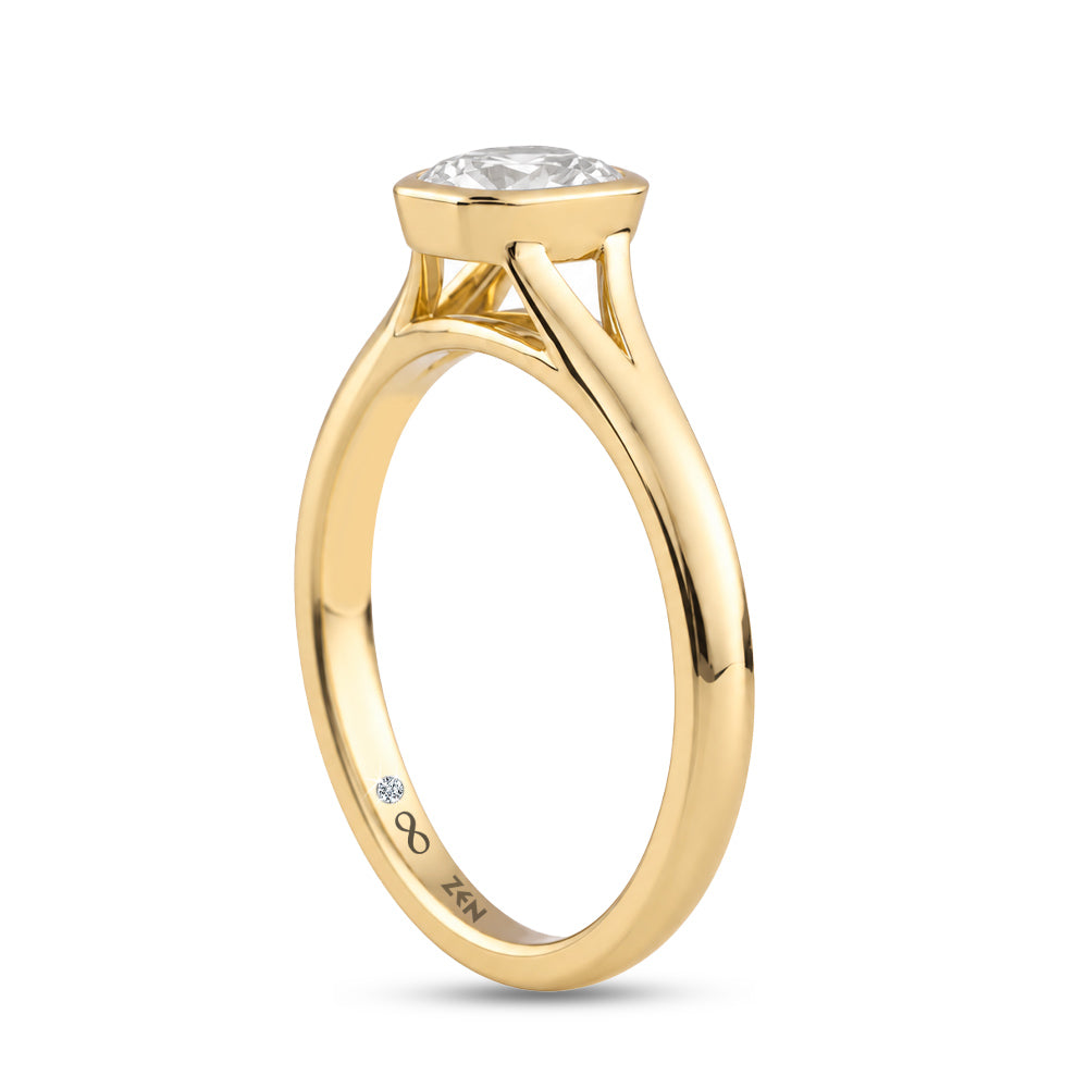 Oval Diamond Engagement Ring