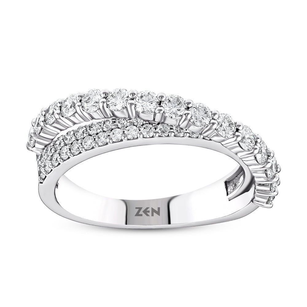 Half Eternity Diamond Ring