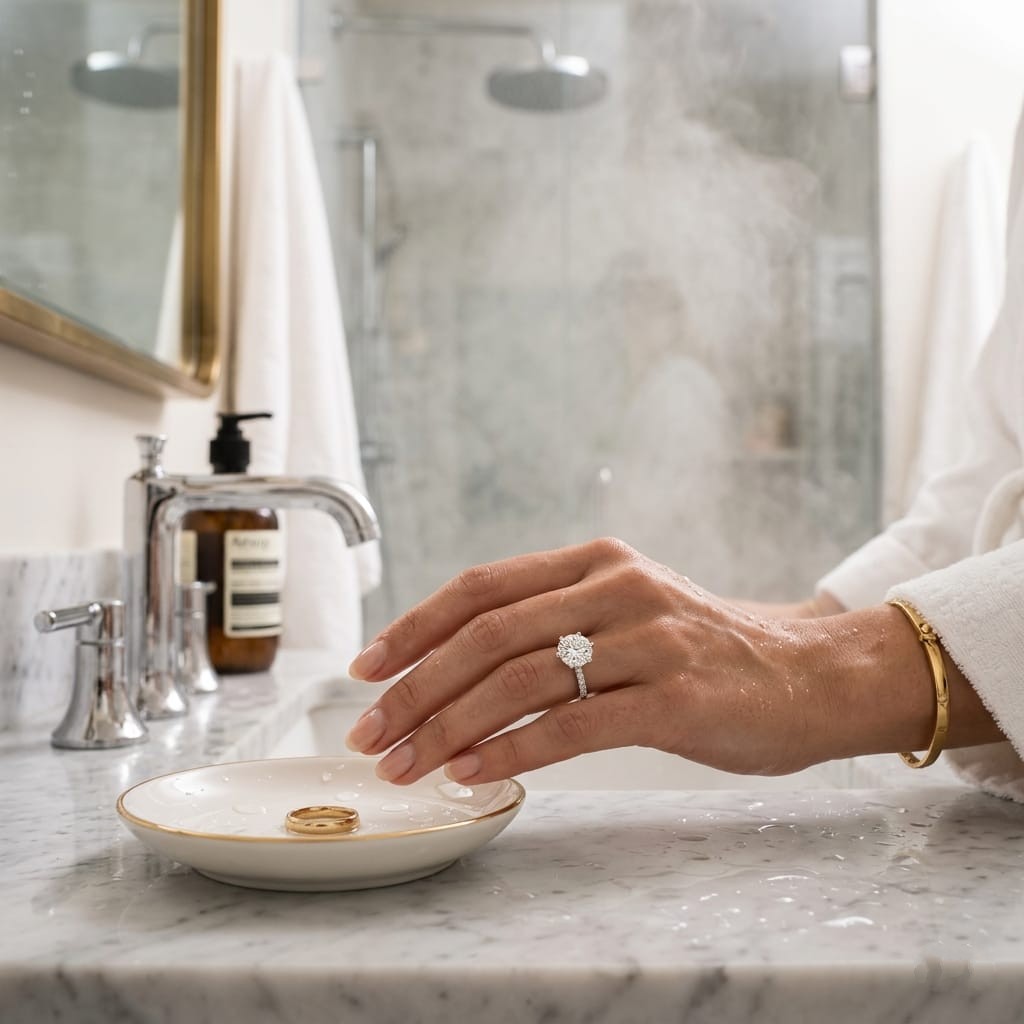 Can You Wear Your Engagement Ring in the Shower?