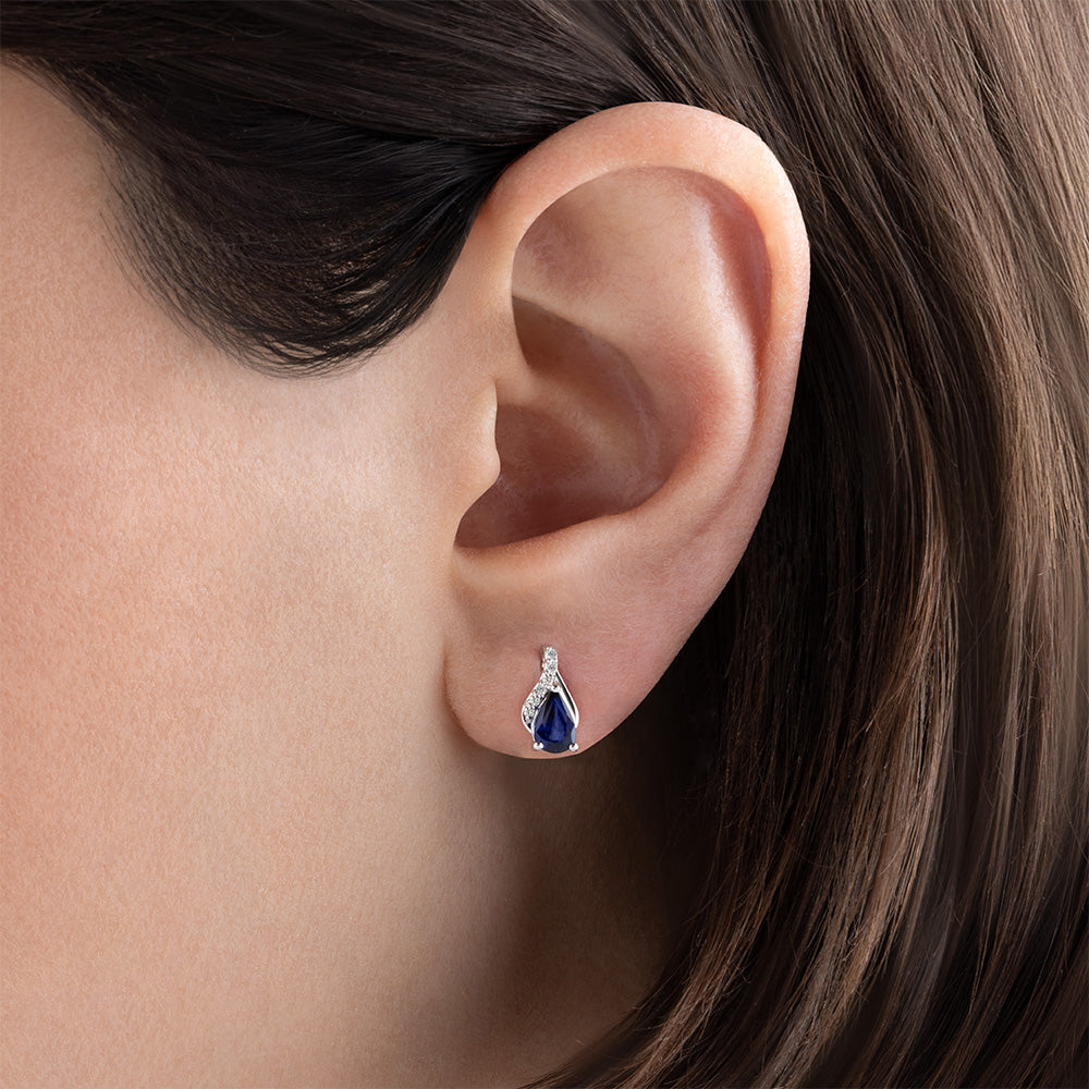 Sapphire Earrings