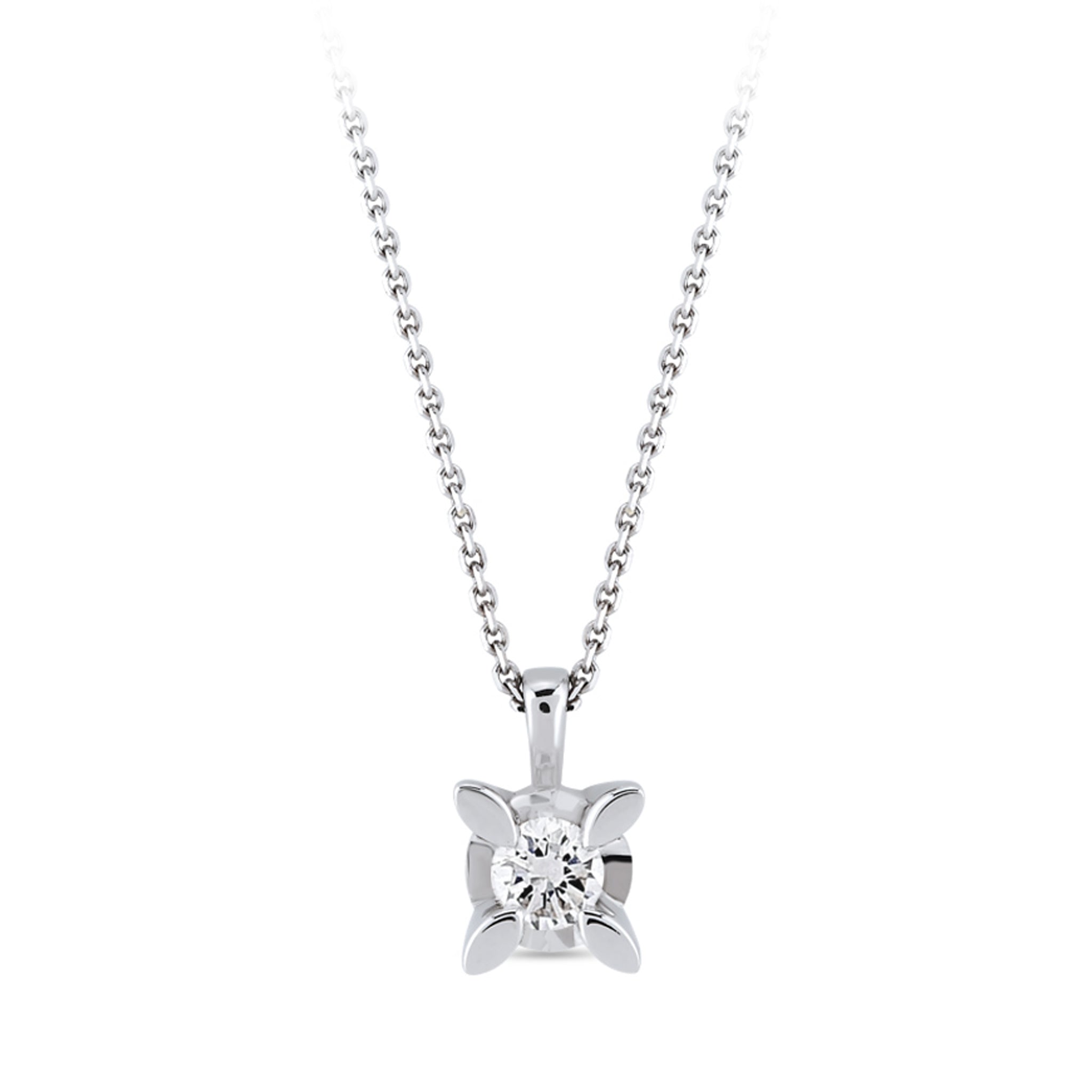 Solitaire Diamond Necklace