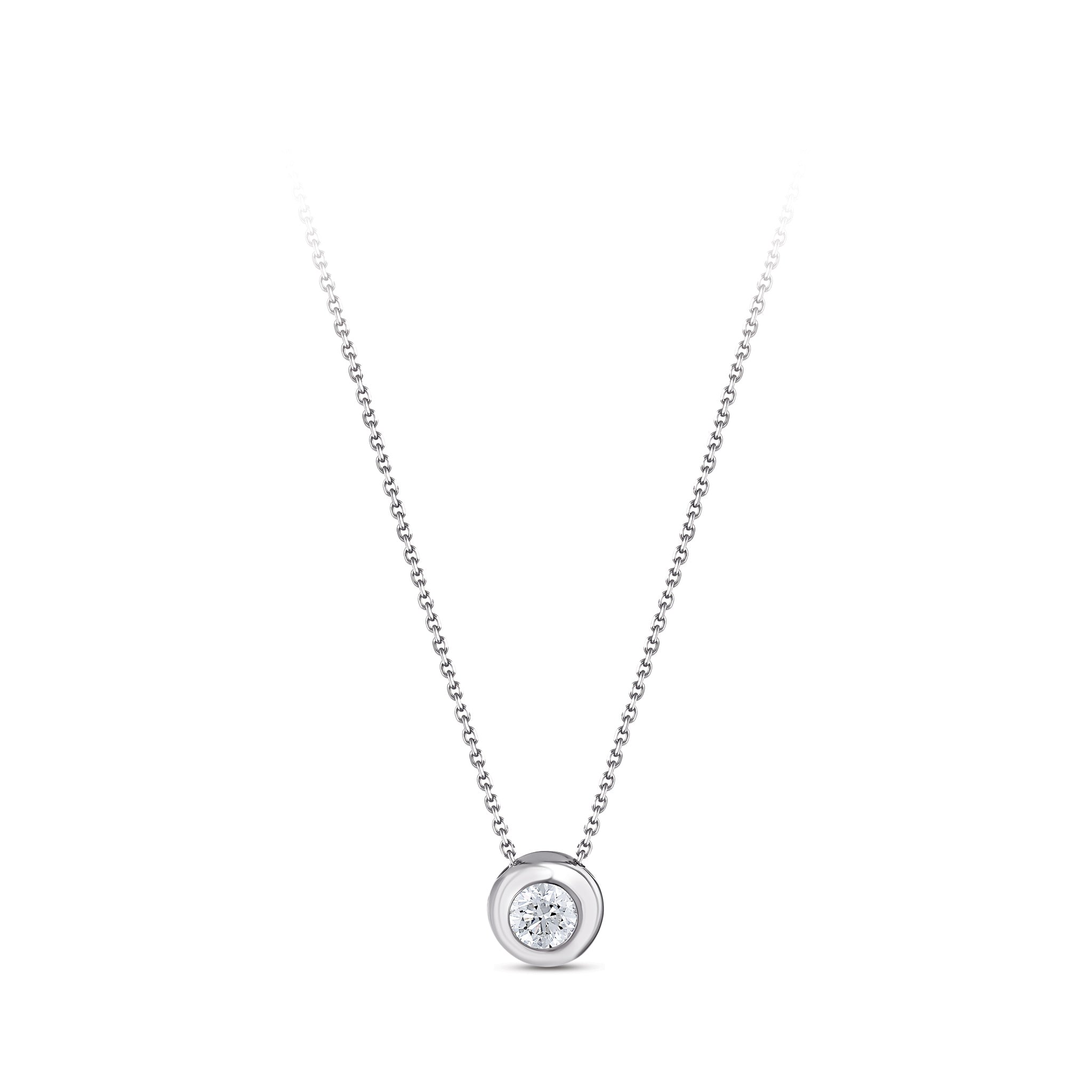 Diamond Solitaire Necklace