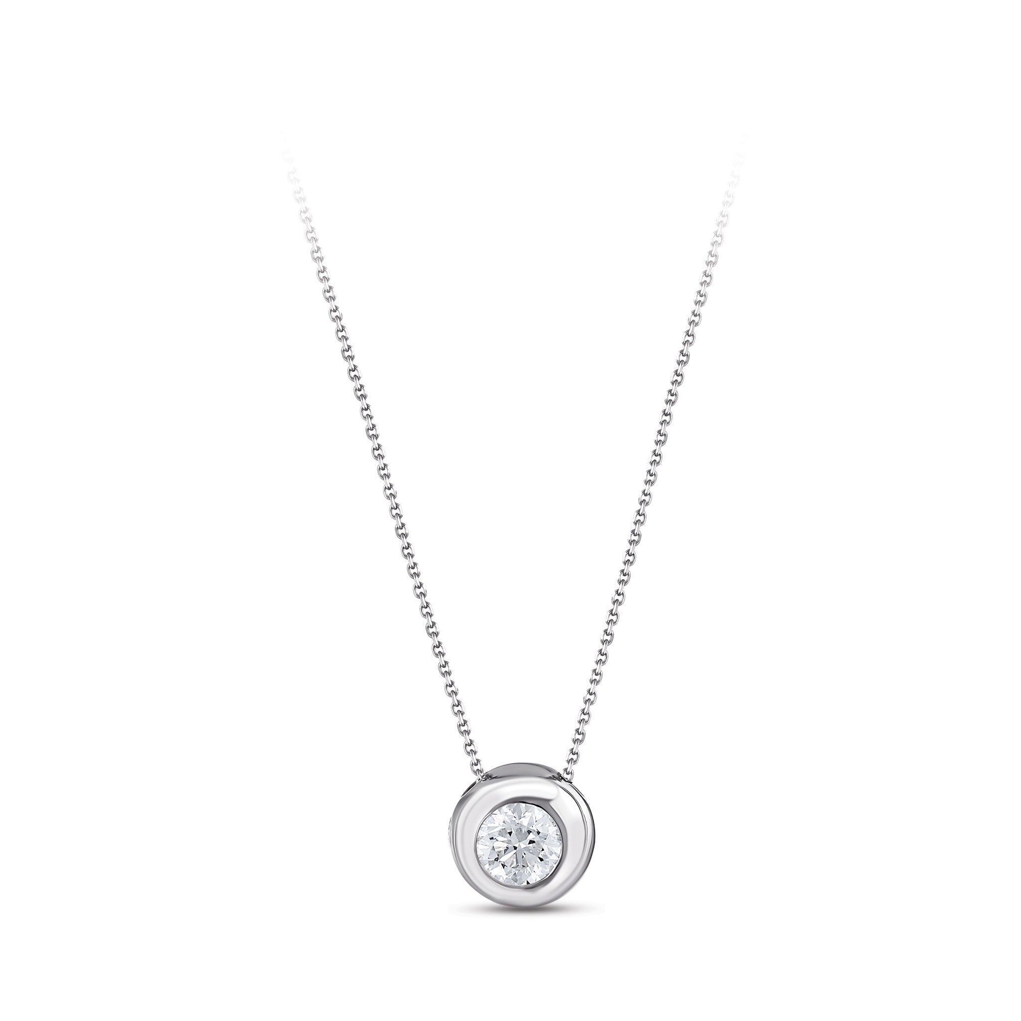 Diamond Solitaire Necklace