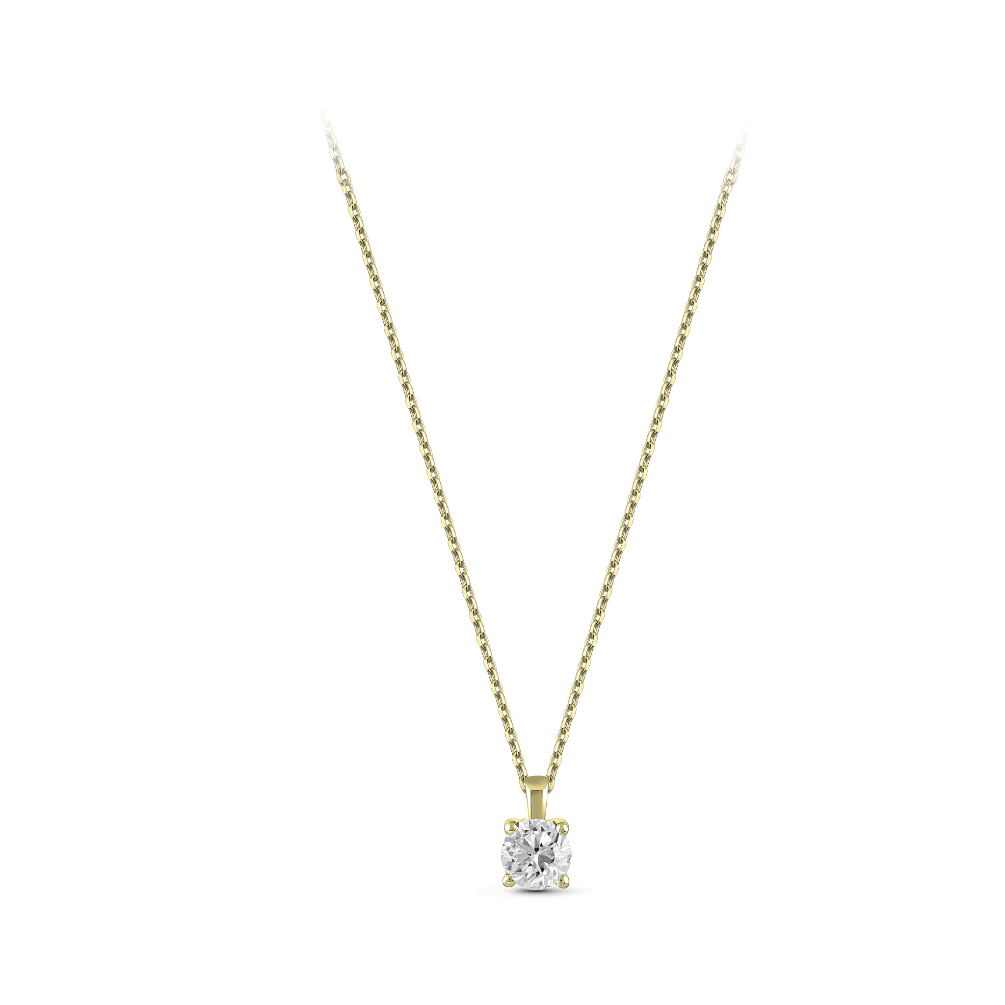 Diamond Solitaire Necklace