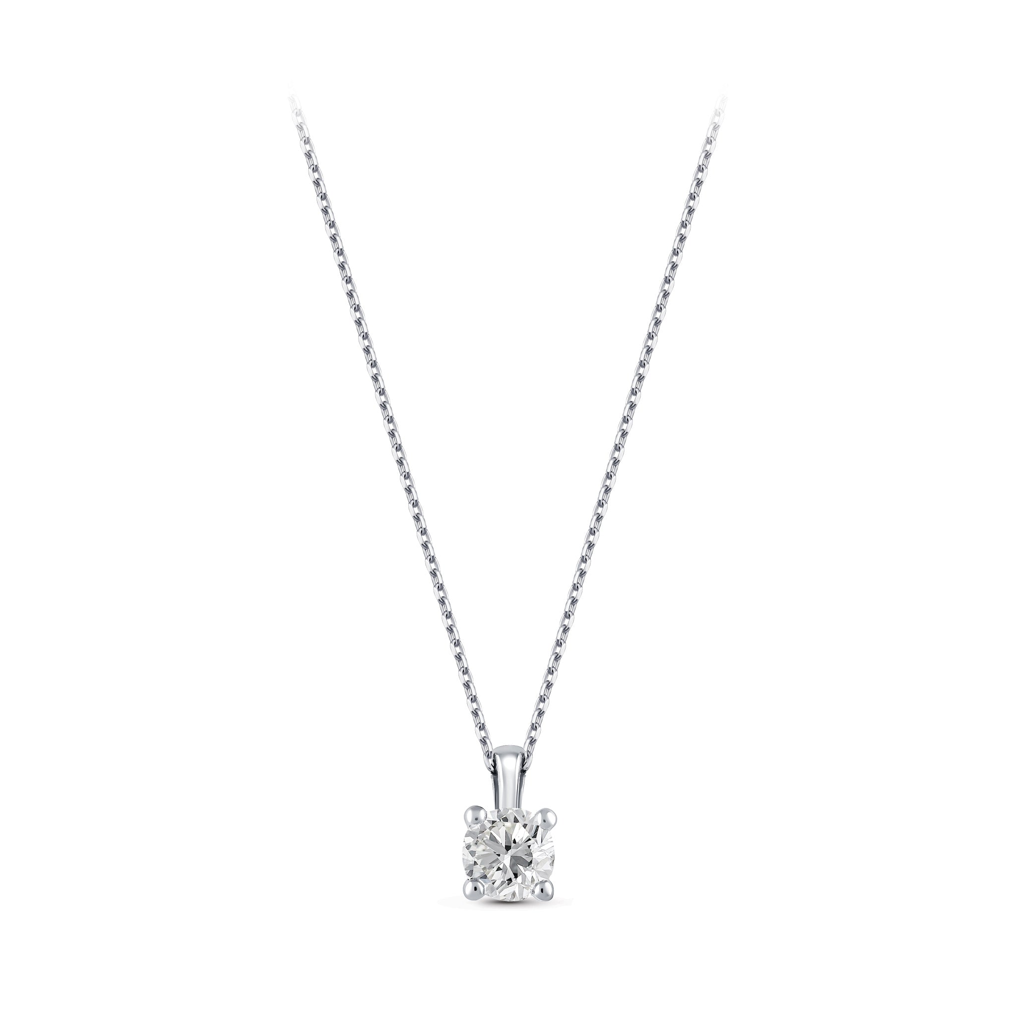 Diamond Solitaire Necklace