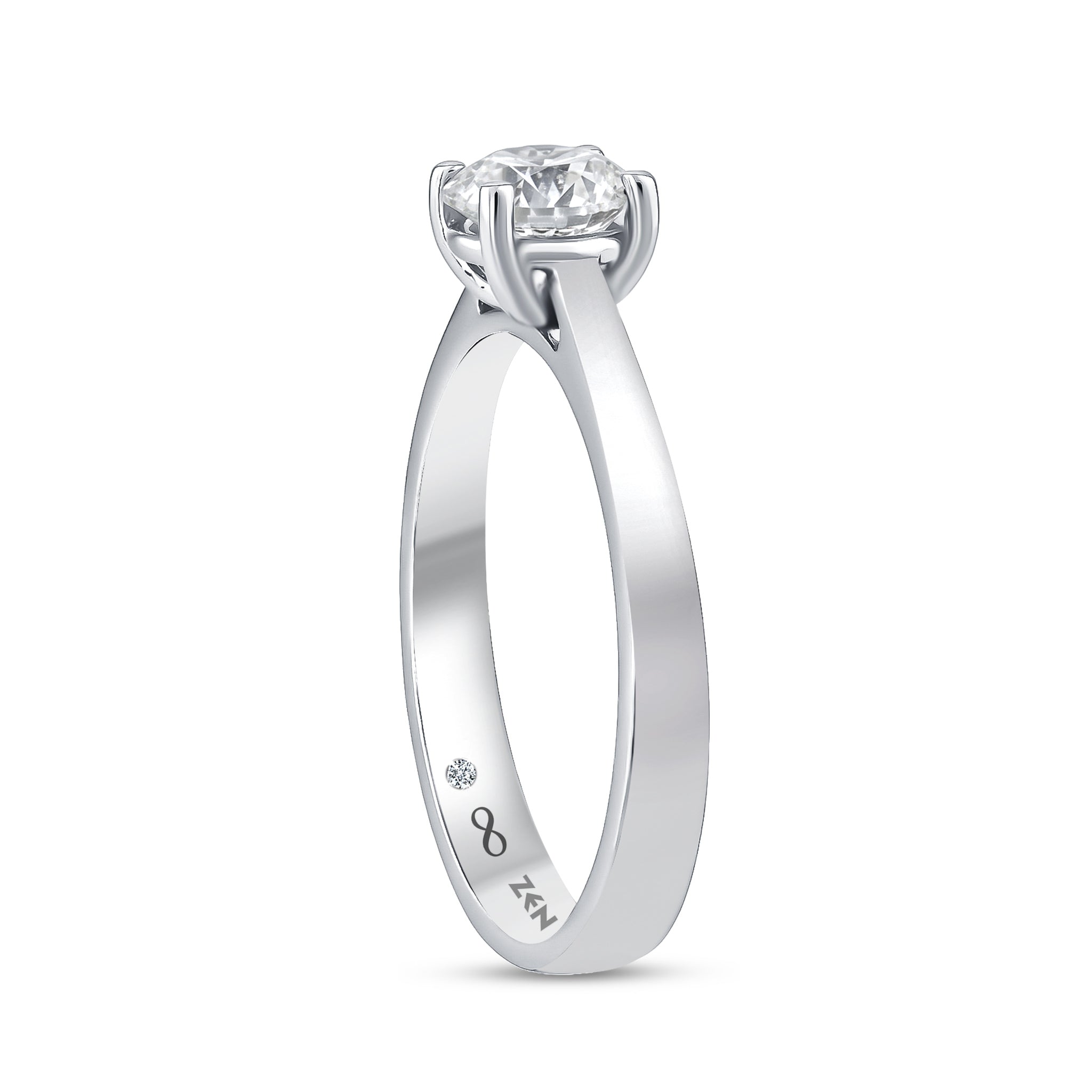 Diamond Solitaire Engagement Ring