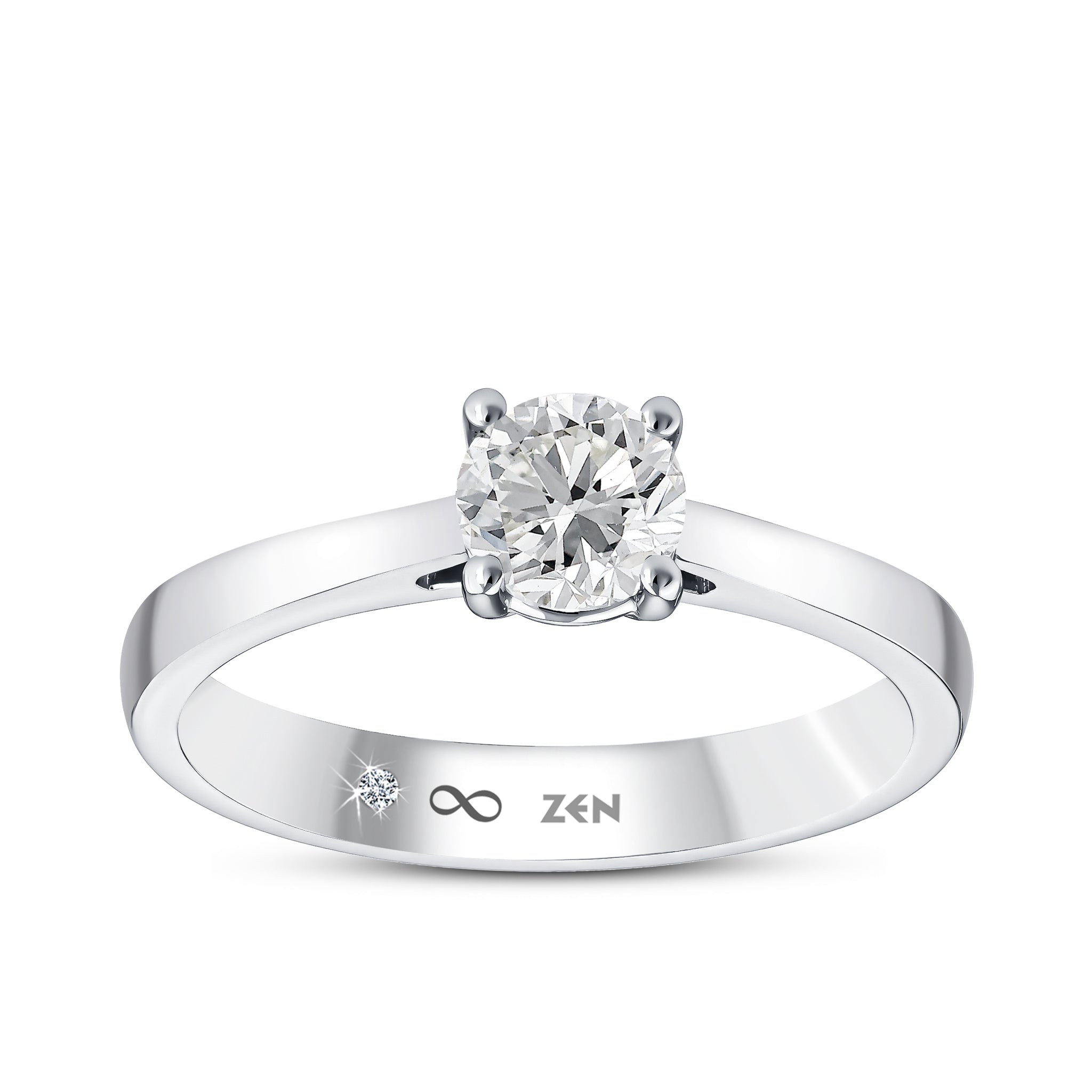 Diamond Solitaire Engagement Ring