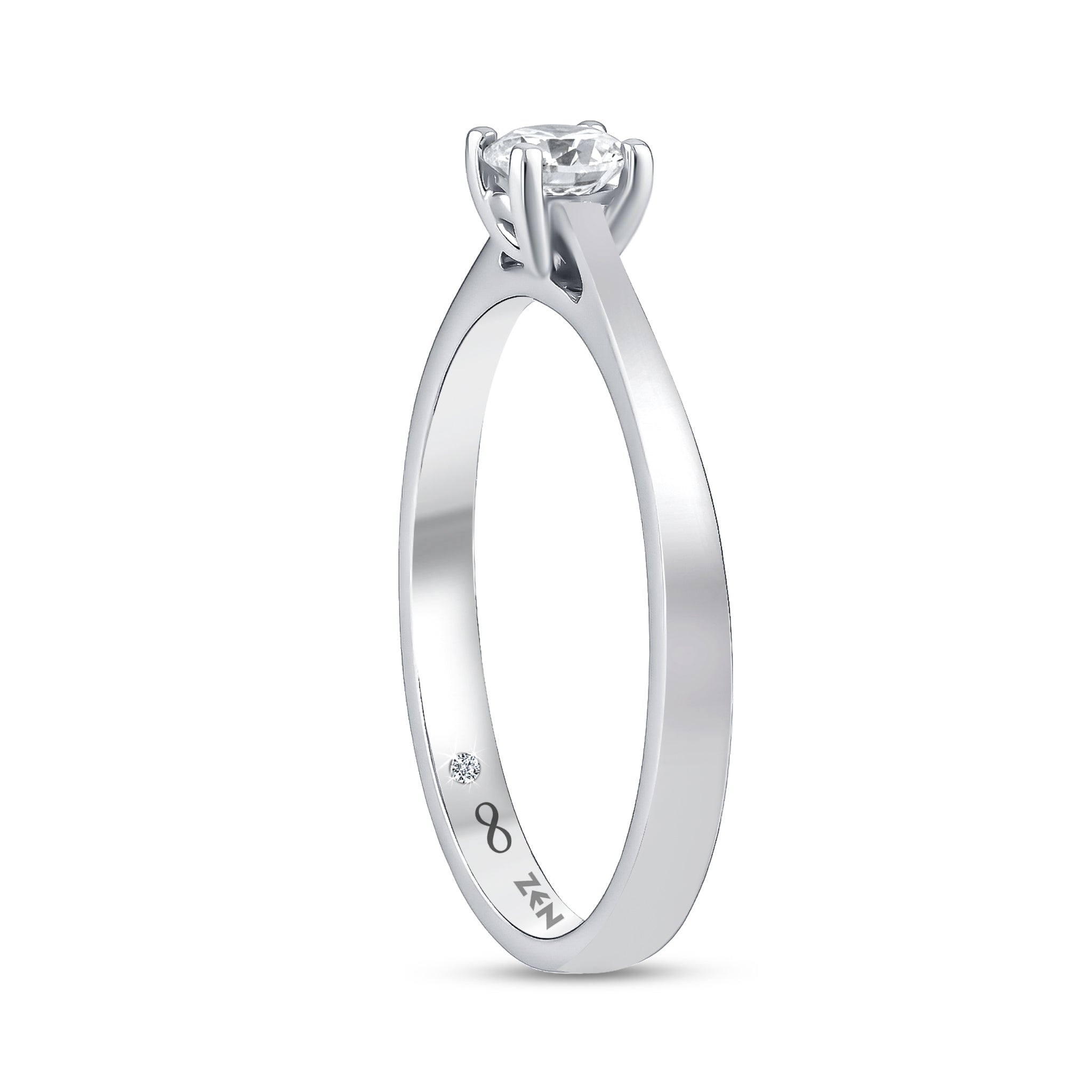 Diamond Solitaire Engagement Ring