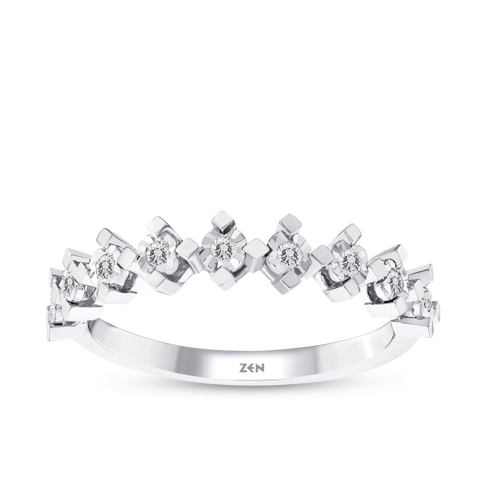 Half Eternity Diamond Ring